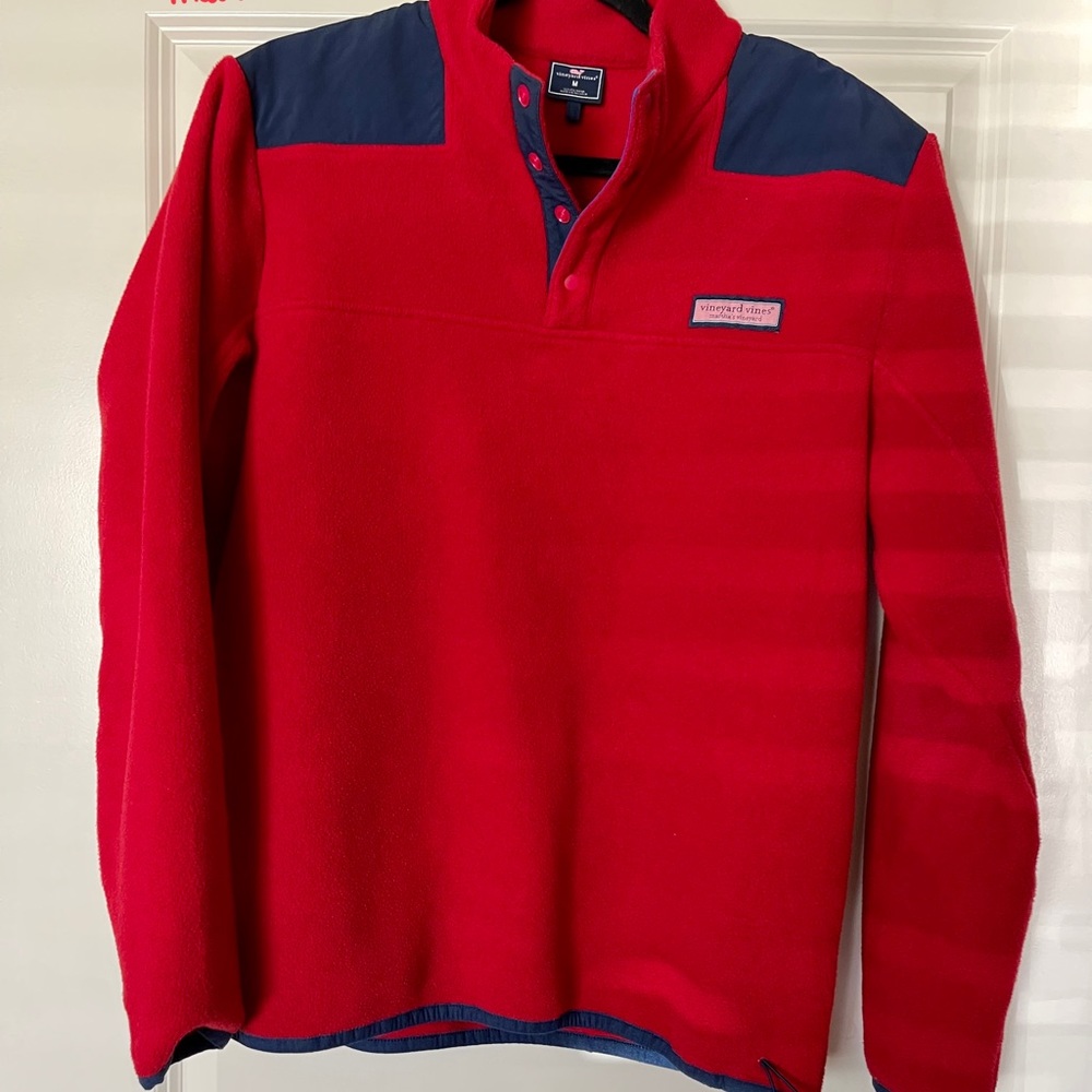 Vineyard Vines Red Pullover
